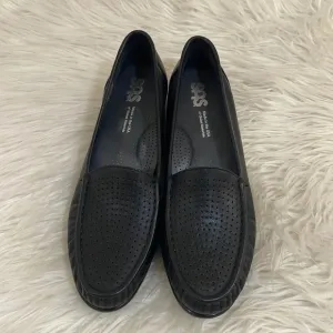 SAS Savvy black slip on moccasin loafers size 9.5
