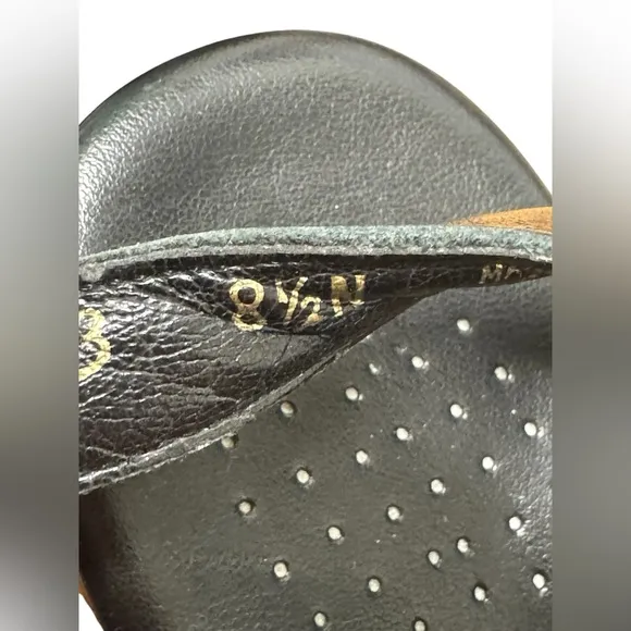 SAS suntimer 9.5 black leather comfort sandals
