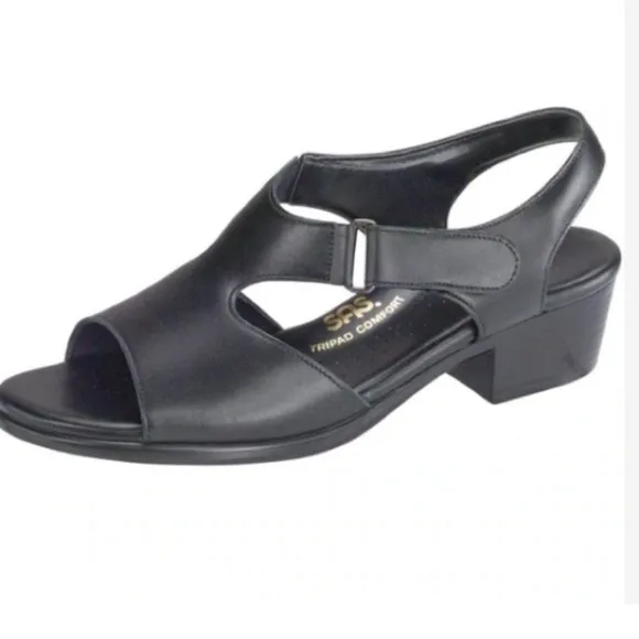 SAS suntimer 9.5 black leather comfort sandals