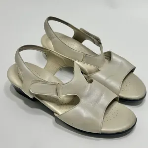 SAS Tripad Comfort Women Suntimer Heeled Sandals Size 11N US Pearl Bone Leather