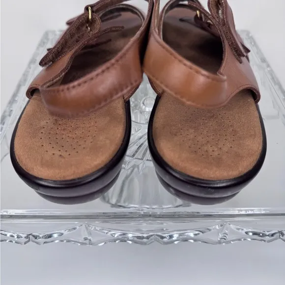 SAS Women’s Size 8.5 Tripad Comfort Tan Leather Sandals