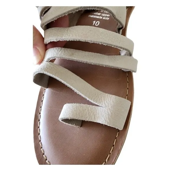 Sbicca Novus Strappy Gladiator Sandals Leather Women’s Size 10