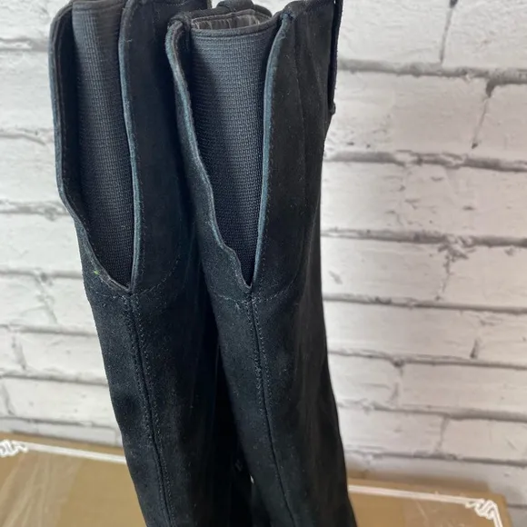 Sbicca x Volatile Women's Izzy Black Tall Suede Boots Size 6.5 Riding Boots NEW