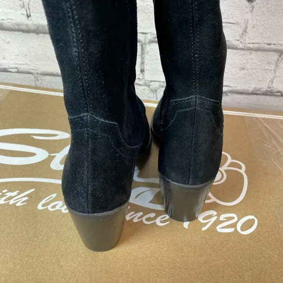 Sbicca x Volatile Women's Izzy Black Tall Suede Boots Size 6.5 Riding Boots NEW