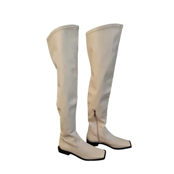 Schutz Guily Up Leather Boots size 7