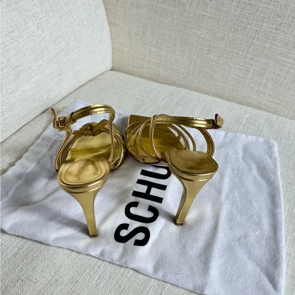 Schutz Strappy Slingback‎ Sandal |Size 7