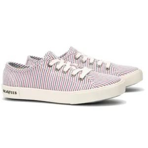 SeaVees NEW Monterey Americana Red Blue Seersucker Canvas Stripe Beach Sneaker 8