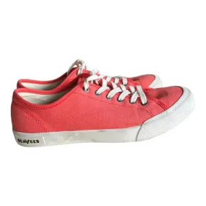 SeaVees Pink and White Monterey Stitch Fix Canvas Sneakers Size 7.5