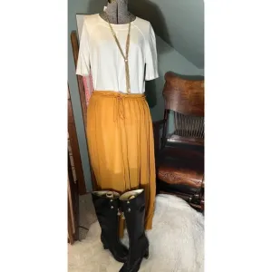 See by Chloe pleated maxi skirt