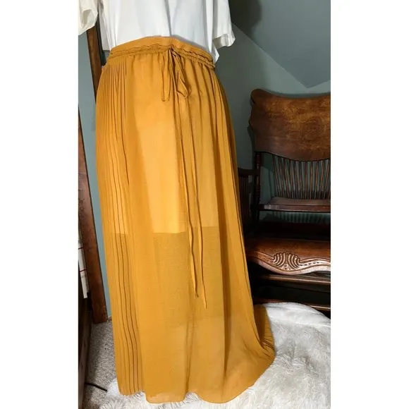 See by Chloe pleated maxi skirt