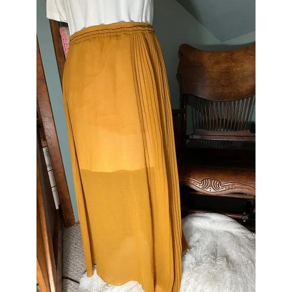 See by Chloe pleated maxi skirt