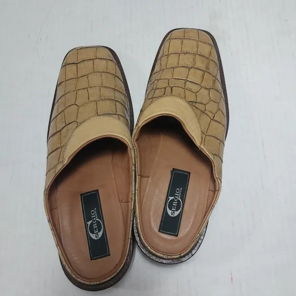 Sergio Cerrutti Men's Slip-on  Loafers Made in Italy Rare Find.