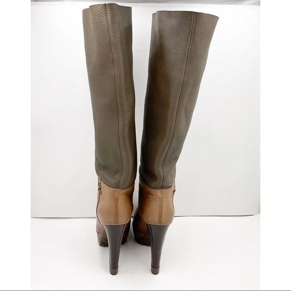 {Sergio Rossi}Platform Leather Boots