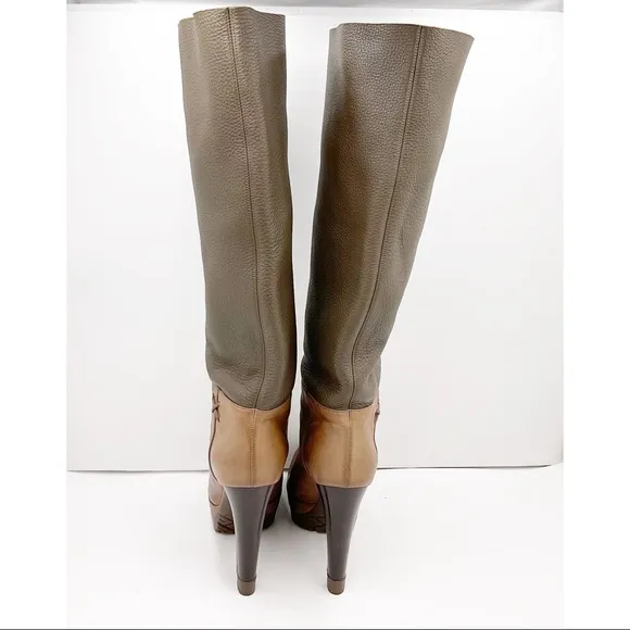 {Sergio Rossi}Platform Leather Boots