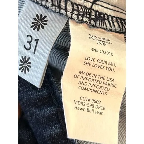 Show Me Your Mumu Hawn Bell Jean in Downpour 31 NWT