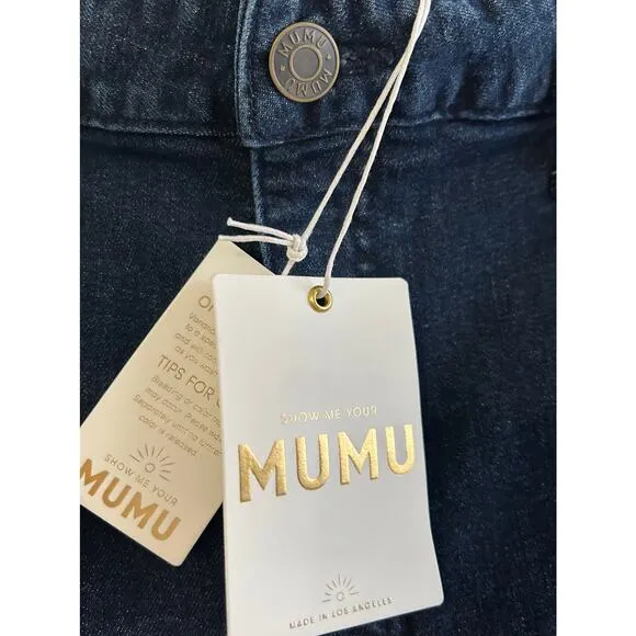 Show Me Your Mumu Hawn Bell Jean in Downpour 31 NWT