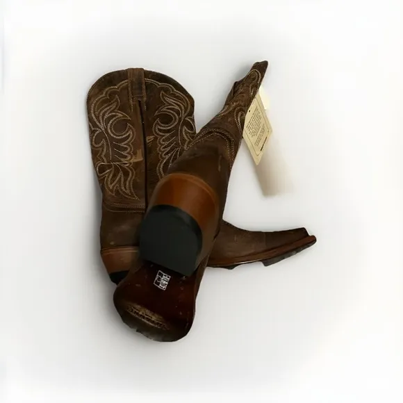 Shyanne Mad Dog Bone Western Boot Brown Womens Size 7.5 B New