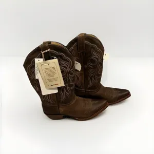 Shyanne Mad Dog Bone Western Boot Brown Womens Size 7.5 B New