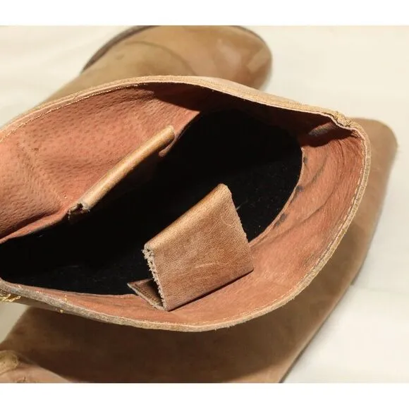 SixtySeven Anthropologie Womens Tall Riding Boots Size‎ 36 US 5.5 Brown Leather