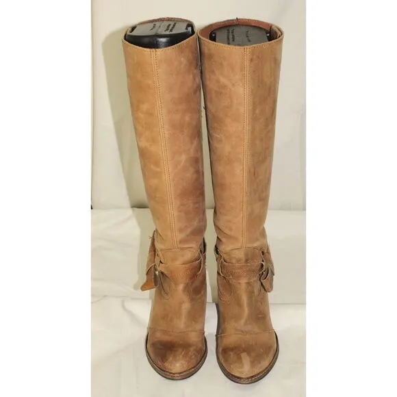 SixtySeven Anthropologie Womens Tall Riding Boots Size‎ 36 US 5.5 Brown Leather