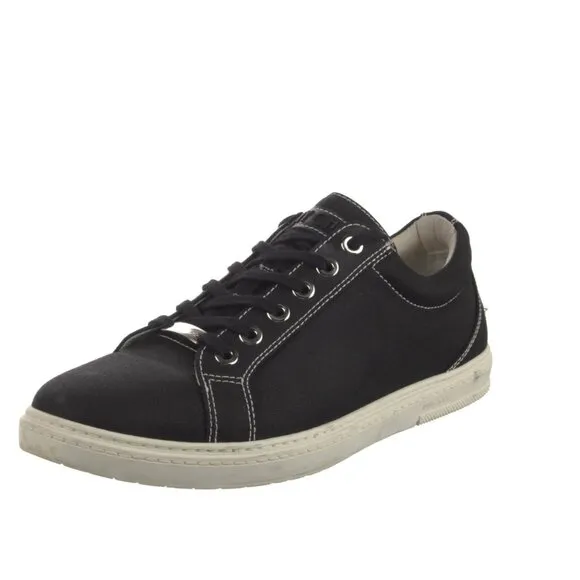 Size 11 - Mens Jimmy Choo Canvas Sneakers - Made in Italy.  Pristine.