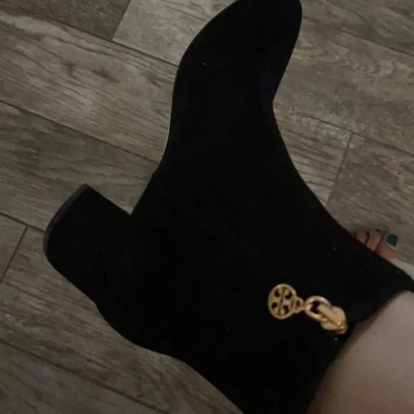 Size 8.5 Tory Burch Booties Mini Benton Suede Gore Boots