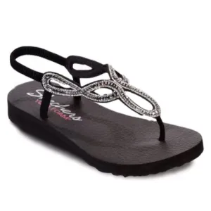 Skechers® Cali Meditation Evening Dew Women's Sandals Size 7 Black Color