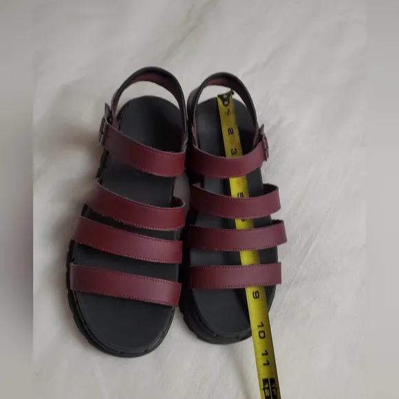 Skechers Jammers Poppin Strappy Sandals In Maroon Classic Boho No Size Retro