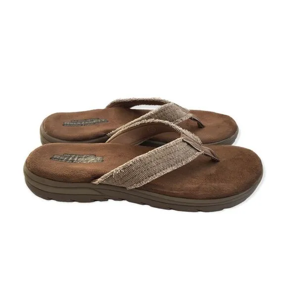 🆕Skechers Men's Bosnia Flip Flop Sandals