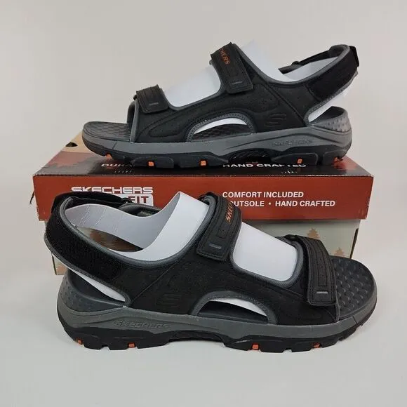Skechers Relaxed Fit With Luxe Foam Tresmen‎ Garo Sandals Men's Size 13 New!