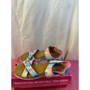 Skechers 10 memory foam sandals Vegan sn#113551 NEW pastels