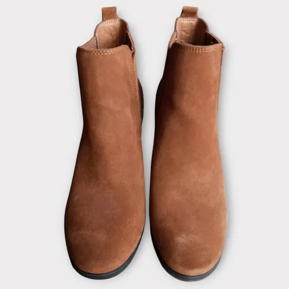 😍SOFFT WOMEN'S SIZE 9 CAMEL BROWN 7 INCH LEATHER BOOTS.