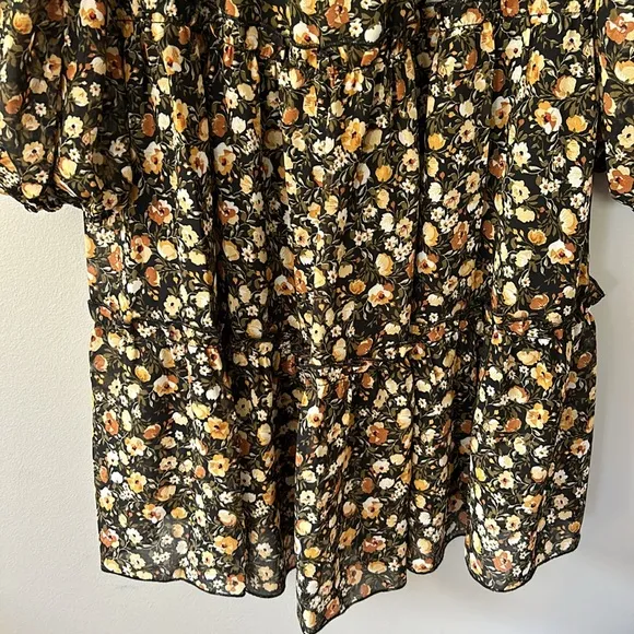 Soleila‎ Floral Midi Dress Sz S NWT