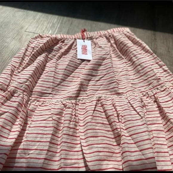 Solid and striped The Addison Skirt