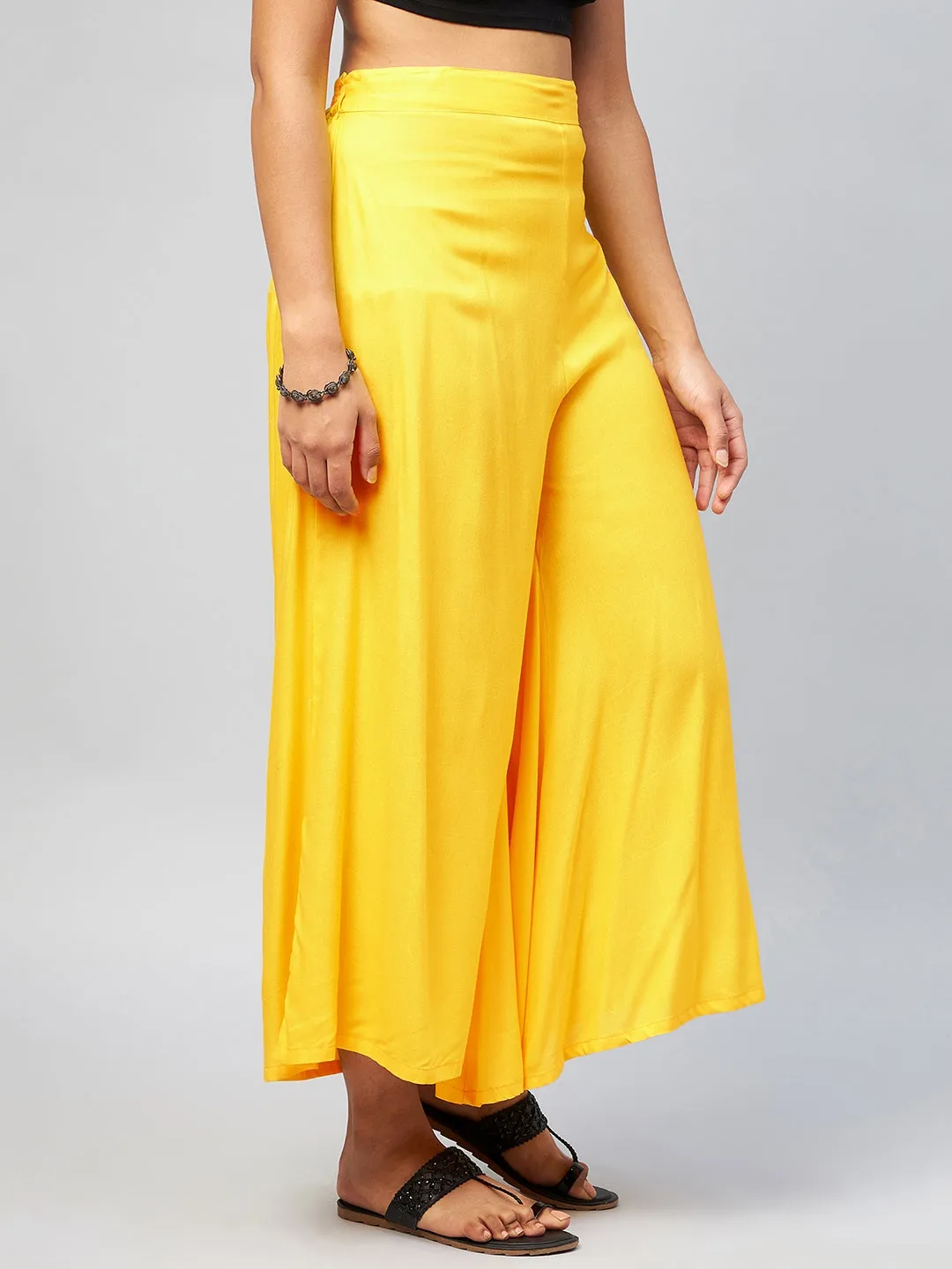Solid Yellow Palazzo