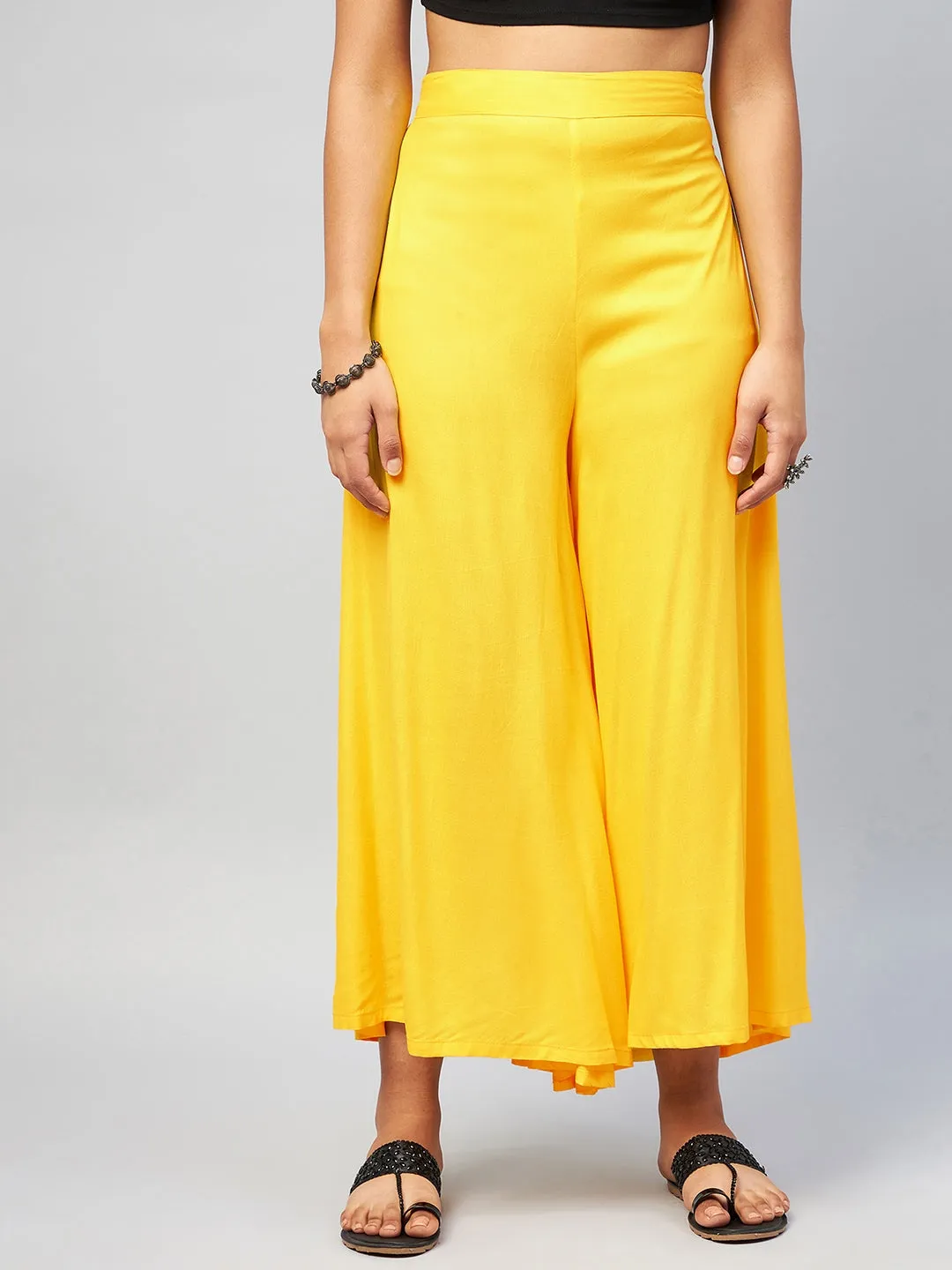 Solid Yellow Palazzo