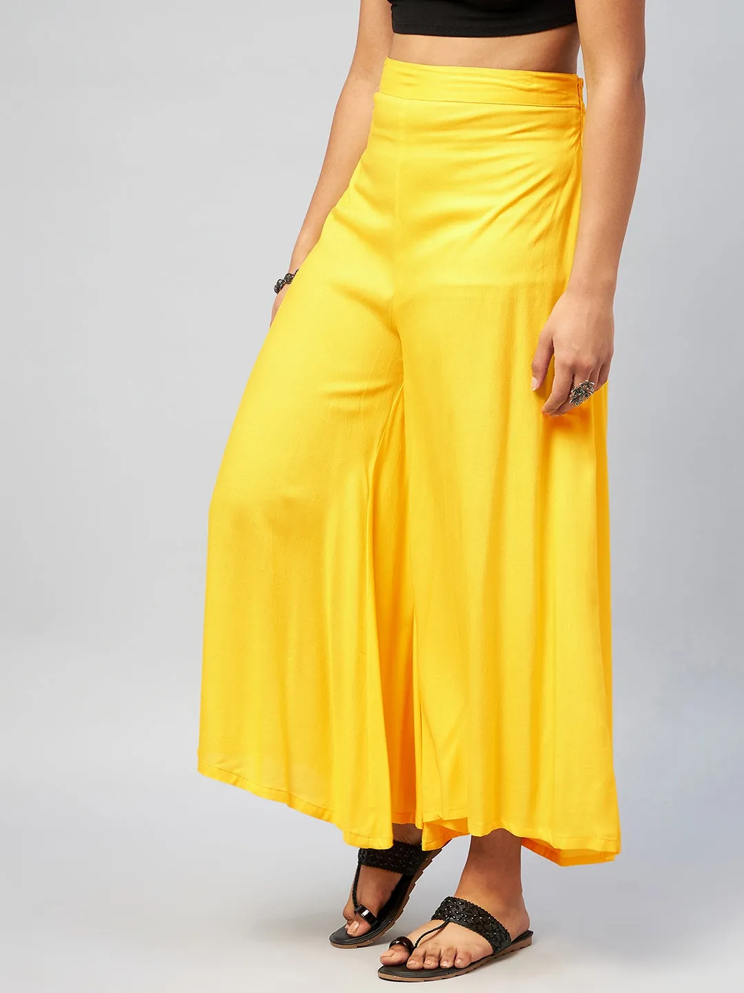 Solid Yellow Palazzo
