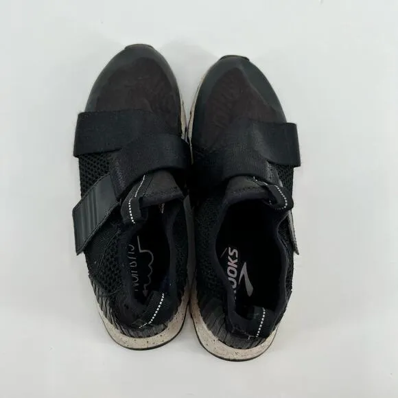 Sorel black Kinetic Sneak Sneakers Womens Size 7.5 Sea Salt Black LL3507-010