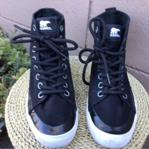 Sorel Black Top Sneakers