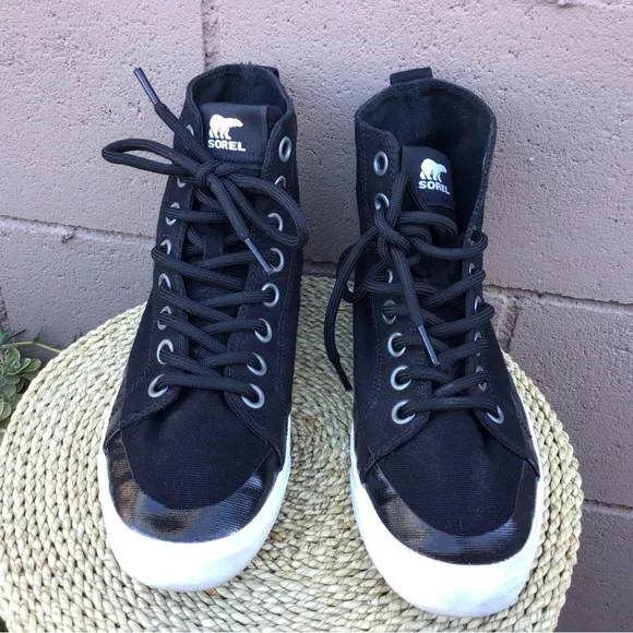 Sorel Black Top Sneakers
