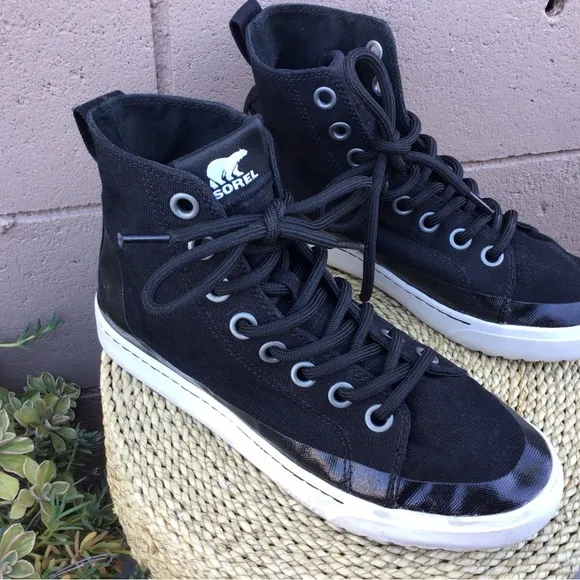 Sorel Black Top Sneakers