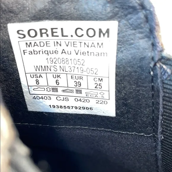Sorel Emelie Chelsea Leather Color-block Stretch Ankle Boots Moto Minimal Size 8