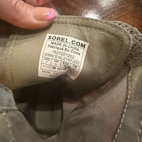 Sorel Major Carly Combat Boots Sz 7