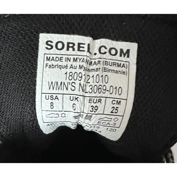 Sorel Out N About Plus boots. Size 8.