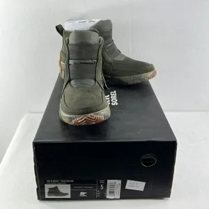 Sorel Out N About Plus Mid WP Boots Alpine Tundra Size 5