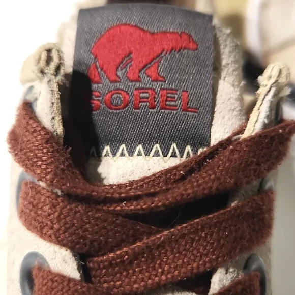 Sorel Sentry Hemp Canvas Leather Low Top Sneakers Men's 8 Women's 9.5