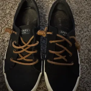 Sperry Black Canvas Sneakers