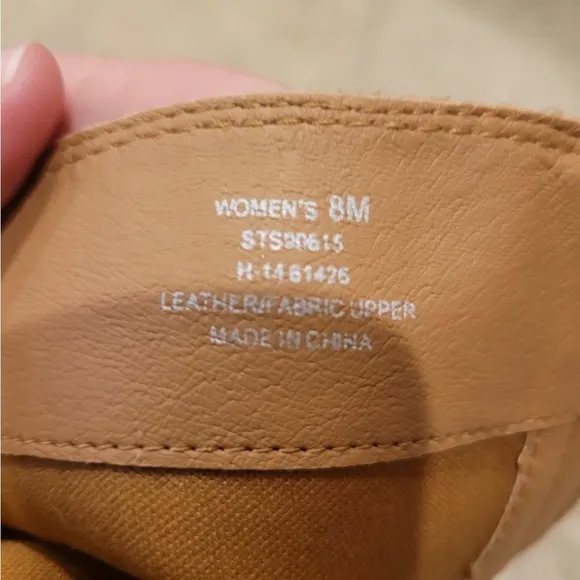 Sperry Light Brown/Tan Genuine Leather Tall Riding Boots Size 8