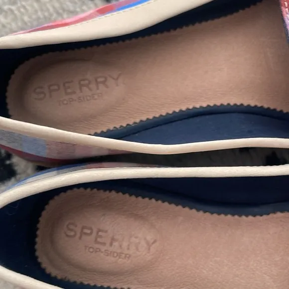 Sperry Saybrook Plaid loafers 8.5