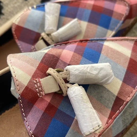 Sperry Saybrook Plaid loafers 8.5